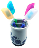 V-TOP Silicone Toothbrush Case Covers Pack of 6, Great for Home and Outdoor V-TOP