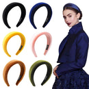 Headbands Women Hair Head Bands - 6 Pcs Diademas Para Mujer De Moda Accessories Velvet Padded Head Bands Cute Beauty Fashion Hairbands Girls Vintage Thick Hair Bands Ivyu