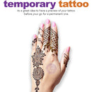 Temporary Tattoo India Painting Tattoo Paste Cone, 3 Tubes Brown Paste Cone Indian Body Art Painting Drawing (Brown, 3 Cones) Henna Squad