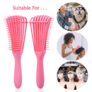 2 Pack Detangling Brush,TsMADDTs Detangler Brush for Hair Textured 3a to 4c Kinky Wavy/Coily/Wet/Dry/Thick/Long/Curly Hair Detangler(Green&Pink) TsMADDTs Store