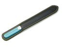 GERMANIKURE Czech Crystal Glass Nail File in Suede Leather Case - Enjoy Today - Professional Manicure & Pedicure Products for Smooth Easy Shaping of Natural Nails GERmanikure