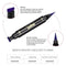 4 Color Winged Eyeliner Stamps Set,evpct Wing Waterproof Eyeliner Stamp Tool Wingliner,Black Red Pink Green Matte Liquid Eyeliner Colorful Set Colored Cat Eye Stamp Eyeliner Liners Pencil Pen Kit evpct
