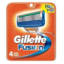 Gillette Fusion Blades 4 Cartridges Gillette