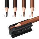 4-in-1 Plastic Duckbill-Shape Eyebrow Pencil Shaper - Eye Makeup Shaping Tool for Waterproof Peel Off Brow Pencils - Compact Cosmetic Shaper for Beginners & Professional Stylia