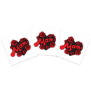 Mami Heart Temporary Tattoos (3-Pack) | Skin Safe | MADE IN THE USA| Removable Fashiontats