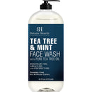 BOTANIC HEARTH Tea Tree Face Wash with Mint - Acne Fighting, Therapeutic, Hydrating Liquid Face Soap with Pure Tea Tree Oil - for Women and Men, Paraben Free, Fights Acne - 16 fl oz Botanic Hearth Store