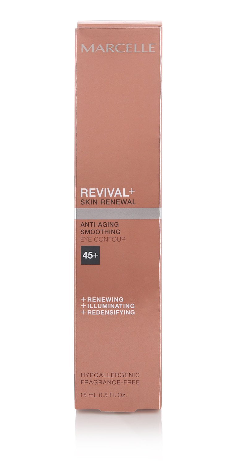 Marcelle Revival+ Skin Renewal Anti-Aging Smoothing Eye Contour Care, Hypoallergenic and Fragrance-Free, 0.5 fl oz MARCELLE