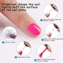 Makartt Gel Nail Strengthener Reinforce Polish, Nail Strengthening Repair Polish for Treating Weak, Damaged Nails, Clear UV Led Soak Off Gel Lacquer Long Lasting Professional DIY Nail Art, P-44 Makartt