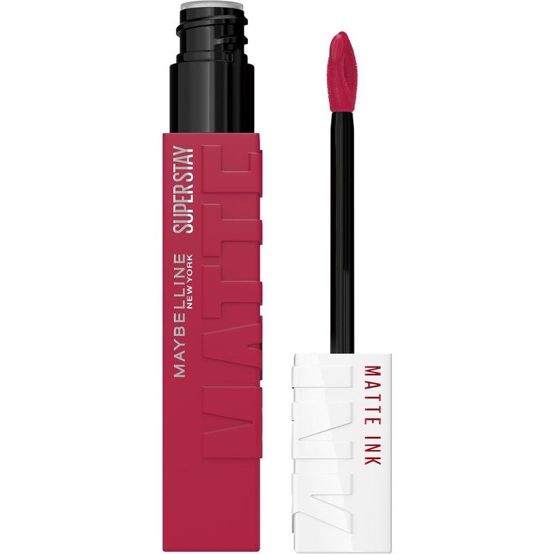 Maybelline Super Stay Matte Ink Liquid Lipstick Makeup, Long Lasting High Impact Color, Up to 16H Wear, Hustler, Red Brown, 1 Count, Packaging May Vary Infinity Warehouse