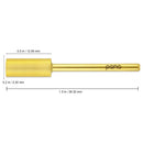 PANA USA Professional 3/32" Shank Size - Cone Shape Carbide Bit - Nail Drill Bit for Manicure Pedicure Tools Dremel Machine (Extra Fine, DLC Black) PANA