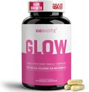GOBIOTIX Hair Skin and Nails Vitamin Supplement - 10000mcg Biotin Pills with Hyaluronic Acid, Folate, Iron, Magnesium, and Zinc - Collagen Production, Hair Growth - 30 Servings Infinity Warehouse