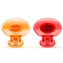 Steripod Clip-on Toothbrush Protector, Red/Orange, 2 Count, (Pack of 1) Steripod