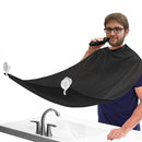 Leaflai Beard Apron, Non-Stick Shaving Hair Catcher for Men with 2 Suction Cups, Waterproof Beard Bib Cape Grooming set for Trimming, Best Christmas Gifts for Men - Black Leaflai