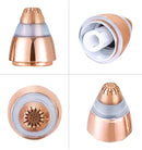 Replacement Heads for Finishing Touch Flawless Brows Eyebrow Facial Hair Remover, Rose Gold - Pack of 4 Hippie Hype