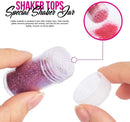 Teenitor 48 Colors Glitter Set, Fine Glitter for Resin, Arts and Craft Supplies Glitter, Festival Glitter Makeup Glitter, Cosmetic Glitter for Body Nail Face Hair Eyeshadow Lip Gloss Making Teenitor