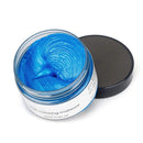 MOFAJANG Hair Coloring Dye Wax Styling Cream Mud, Natural Hairstyle Cream Wash out easily, Temporary Hair Dye Wax for Party, Cosplay & Halloween, Nightclub, 4.23 oz (Blue) Jakuva Store