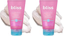 Bliss Jelly Glow Peel™ Gentle Non-Abrasive Cleanser and Exfoliator With Fruit Enzymes - 4 Oz - Nourishes and Hydrates Skin - Clean - Vegan & Cruelty Free (Pack of 2) Infinity Warehouse