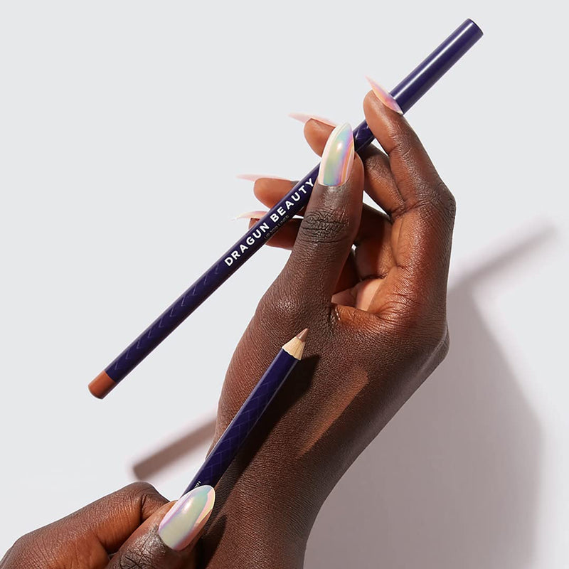 Dragun Beauty Lip Job Liner, Medium Brown, 2.0 cc Contour Lip Pencil, Smooth, Blendable, Moisturizing Medium Brown Lip Liner Pencil, Vegan, Gluten Free, Paraben Free DRAGUN BEAUTY