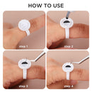 BEYELIAN Glue Rings, 100 Pcs Lash Glue Cups, Lash Extension Supplies, Lash Glue Holder for Volume Lashes Fan BEYELIAN