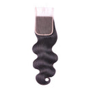 ALLRUN Body Wave 3 Bundles with Lace Closure Brazilian Human Hair Bundles With Closure Body Wave Unprocessed Virgin Hair Natural Color(16 18 20+14 Closure) ALLRUN Store