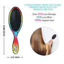Wet Brush Hair Brush Original Detangler with Ultra-Soft Bristles for Women, Men and Kids, Gentle Detangle for Wet or Dry Hair, Multi-Color Melt Wet Brush