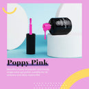 Beetles Gel Nail Polish, 1Pcs 15ML Poppy Pink Neon Color Soak Off Gel Polish Nail Art Manicure Salon DIY at Home beetles Gel Polish