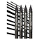Pinkiou Eyeliner Pen with Eye Makeup Stamp Waterproof Double Sided Long Lasting Seal Eyeliner (4 in 1) Pinkiou