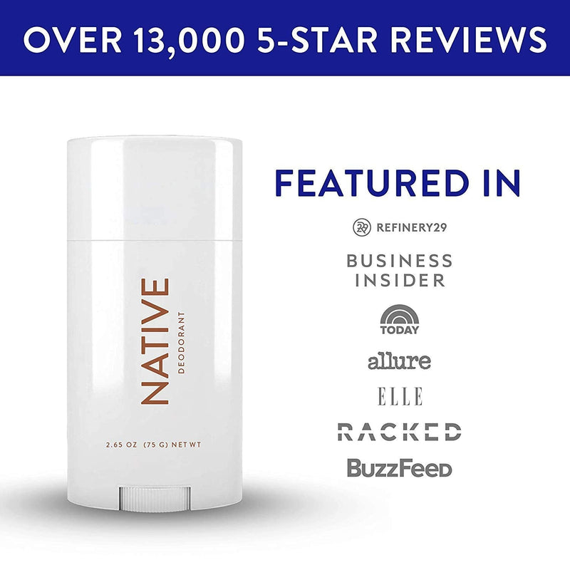 Native Deodorant | Natural Deodorant for Women and Men, Seasonal Scents, Aluminum Free with Baking Soda, Probiotics, Coconut Oil and Shea Butter | Coconut & Vanilla (3) & Lavender & Rose (1) Native