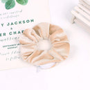 Scrunchie Stash Cream OG Hidden Pocket Soft Velvet Scrunchies VSCO Girl Hair Tie Secret Zipper - Women & Girls Gifts Storage Accessories Money, Keys, Makeup Holder Nonbranded