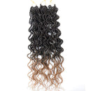 8 Packs Wavy senegalese twist crochet hair 18 inch crochet braids senegalese twist Synthetic Braiding Hair Extension (18inch8packs, T27) Flyteng Store