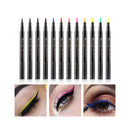 Cat Eye Makeup Waterproof Neon Colorful Liquid Eyeliner Pen Make Up Comestics Long-lasting Black Eye Liner Pencil Makeup Tools (red) DNM