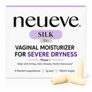 NeuEve Silk Vaginal Moisturizer for Menopause Relief | Long-Lasting Support for Women 55+ with Severe Dryness, Itching, Odor, & Irritation | All-Natural Hormone-Free | Phase 1 | 8ct, 1-Month Supply Infinity Warehouse