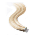 Tape in Hair Extensions 100% Remy Human Hair Double Side Tape Seamless Skin Weft Rooted Natural Hair for Women 20pcs Long Straight Balayage(20 inch 60g,