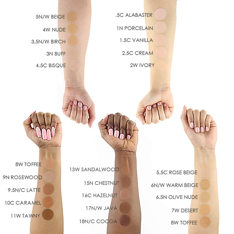 Temptu Perfect Canvas Hydra Lock Foundation, Bisque, 1 Fl Oz Temptu