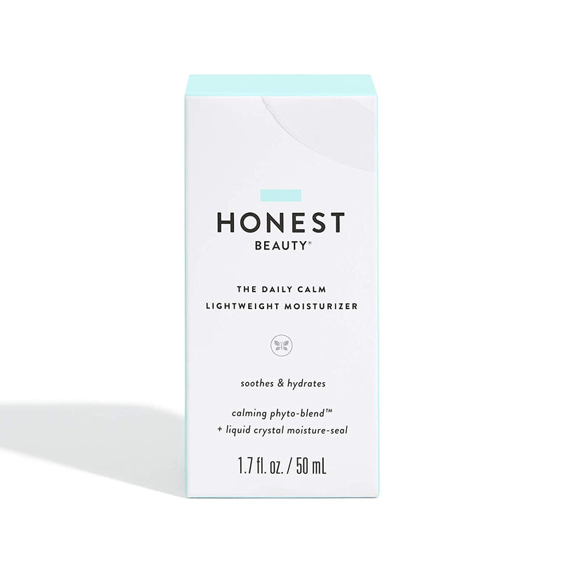 Honest Beauty The Daily Calm Lightweight Moisturizer | Vegan | Calms Redness + Irritation | Hypoallergenic, Dermatologist Approved & Cruelty Free | 1.7 fl. oz. Honest Beauty Store