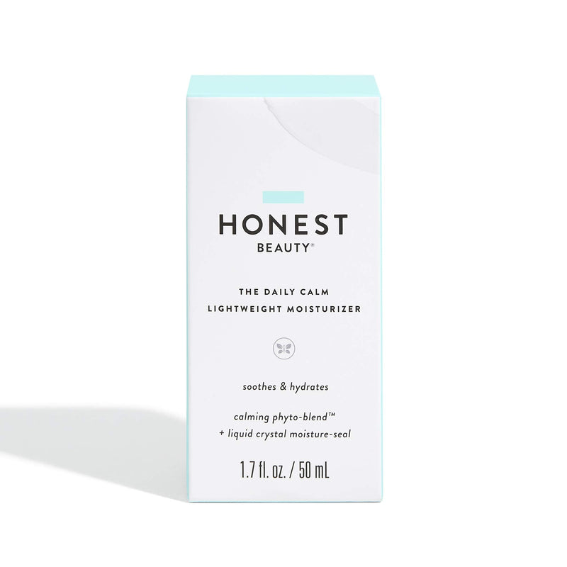 Honest Beauty The Daily Calm Lightweight Moisturizer | Vegan | Calms Redness + Irritation | Hypoallergenic, Dermatologist Approved & Cruelty Free | 1.7 fl. oz. Honest Beauty Store