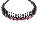 Yeshan Teeth Comb Headbands For Women with Rhinestone and Crystal beaded Hairband,Pack of 4 Yeshan