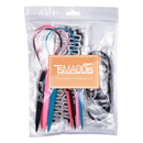 Topsy Hair Tail Tools Set,TsMADDTs Hair Braiding Tool Set 8 pcs Topsy Tail Tools 8 pcs French Centipede Braiders for French Twist Plait Ponytail 10 pcs Black Hair Ties Bulk TsMADDTs