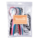 Topsy Hair Tail Tools Set,TsMADDTs Hair Braiding Tool Set 8 pcs Topsy Tail Tools 8 pcs French Centipede Braiders for French Twist Plait Ponytail 10 pcs Black Hair Ties Bulk TsMADDTs