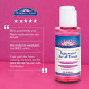 Heritage Store Rosewater Facial Toner w/Hyaluronic Acid | Tones, Refines Pores, Smooths Skin | Alcohol Free, Vegan (2 oz) Heritage Store