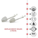 Replacement Head 3-Pack, SuperSoft RADIUS Store