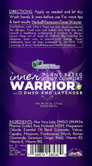 Lavender DMSO Roll-On | Lavender Essential Oil Massage & Skin Conditioning Roller | Fast-Drying, Non-Greasy | Inner Warrior | 1 fl oz (30 mL) Infinity Warehouse