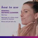Face Cleanser, Burt's Bees Retinol Alternative, Refining Facial Wash, All Natural, Anti-Aging Skin Care, 6 Ounce (Packaging May Vary) Burt's Bees