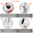 Universal Hair Diffuser, Hair Dryer Diffuser Attachment for Curly and Natural Wavy Hair, Professional Blow Dryer Diffuser, Adjustable from 1.4 Inch to 2.6 Inch Orista Finds