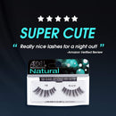 Ardell Natural Lashes False Eyelashes 118 Black (4 Pack) Ardell