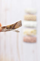 California Tot Rectangle Faux Leather Hair Snap, Non-Slip for Finest Hair, Toddlers, Girls (Essence Set of 5) California Tot