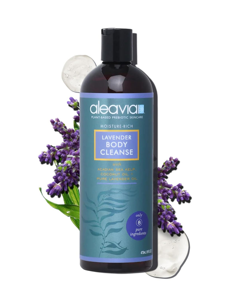 Aleavia Body Cleanse – Organic & All-Natural Prebiotic Body Wash – Fragrance-free and Sulfate-Free Enzymatic Body Cleanser – 16 Oz. Infinity Warehouse