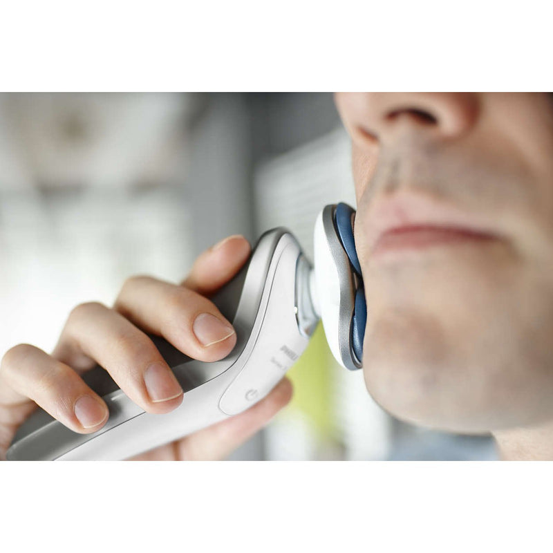 Phillips Norelco SH70/52 Replacement Head for Series 7000 Electric Shavers + Double Ended Shaver Brush + HeroFiber® Ultra Gentle Cleaning Cloth HeroFiber