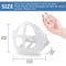 3D Mask Bracket - Oceantree Inner Support Frame for Face Mask Protect Lipstick, More Space Nose Protection Stand Holder Cool Smoothly Breathing Mask Guards for Under Mask Mask Accessories OCEANTREE