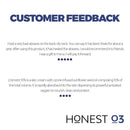 Honest O3 Liniment 10% Ozone Oil | Natural Ozone Infused Skincare Cream | Promotes Healthy Skin | Moisturizes & Nourishes | Fast Absorbing Ozone Cream 1.2 Ounces Honest O3